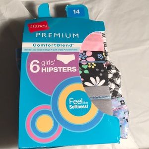 Girls Hanes Hipster Panties